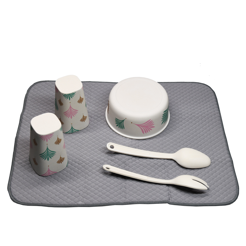 Jacquard Dish Drying Mat