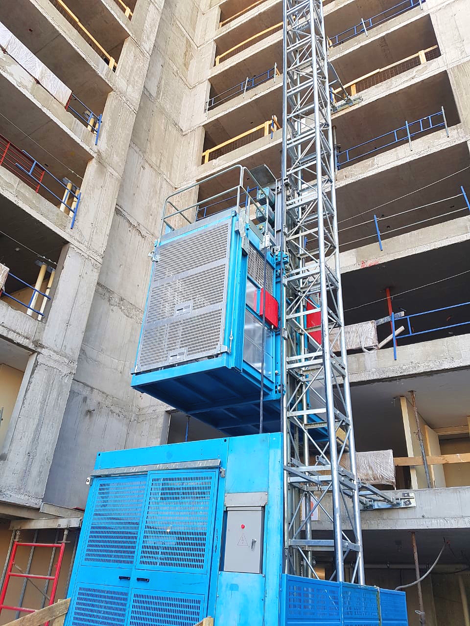 SC150 construction hoist-single cage