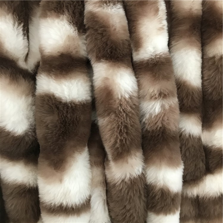 100% polyester rabbit fur fabric