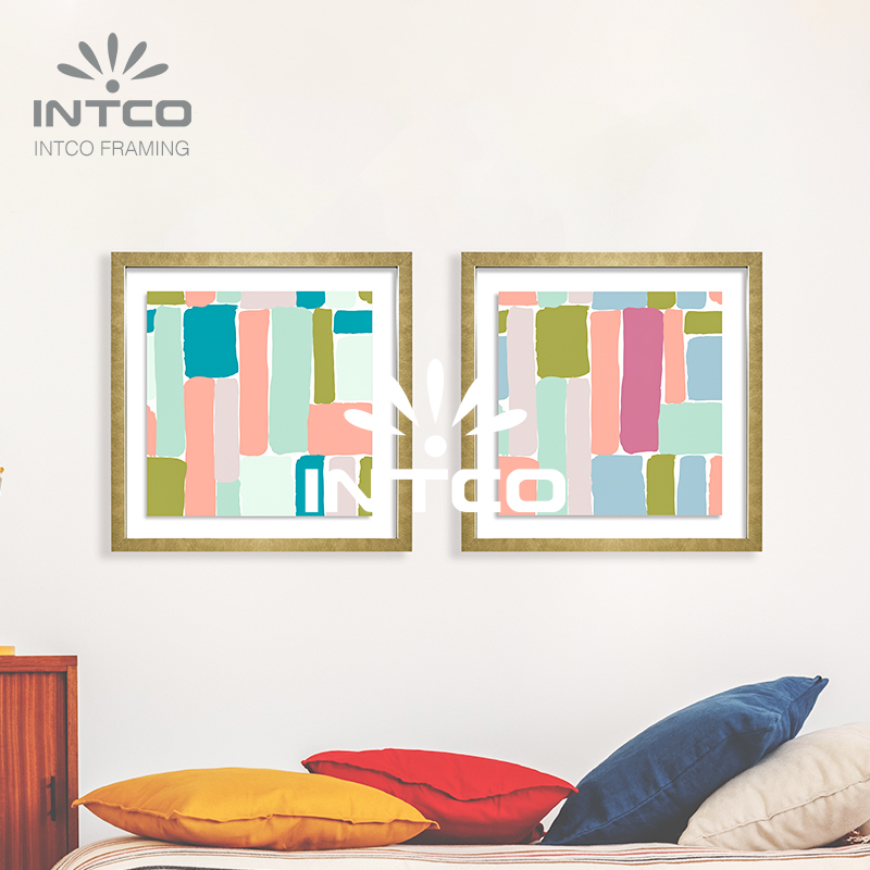 Framed Art Set-Colorful texture