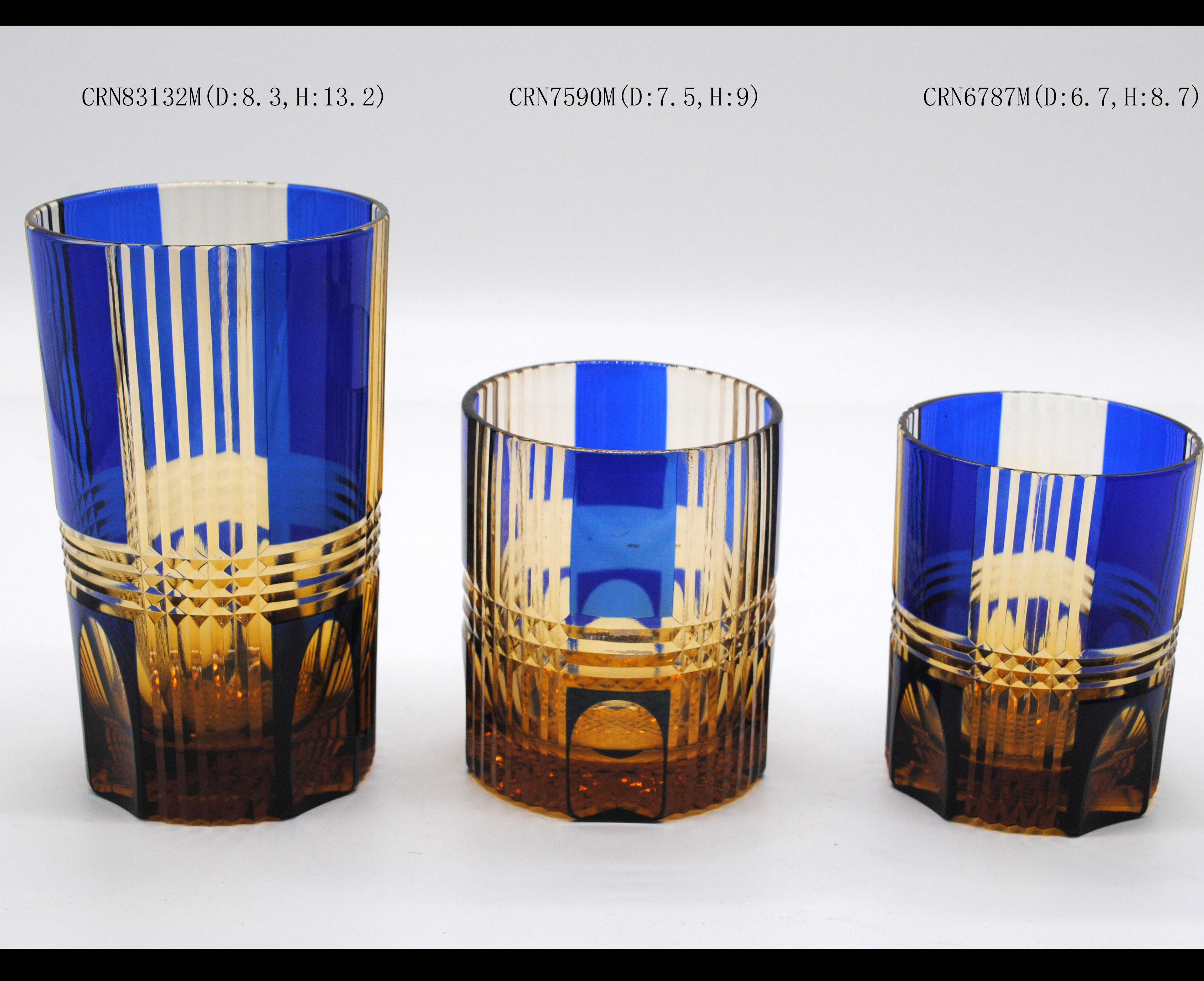 Hand-Cut glass / KIRIKO cut glass