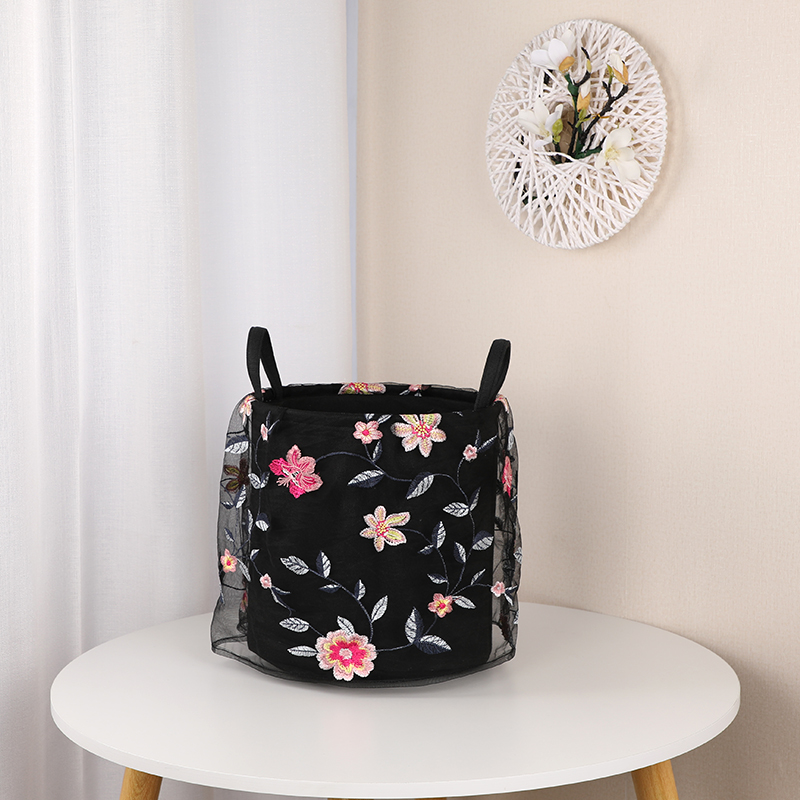 Fabric storage baskets