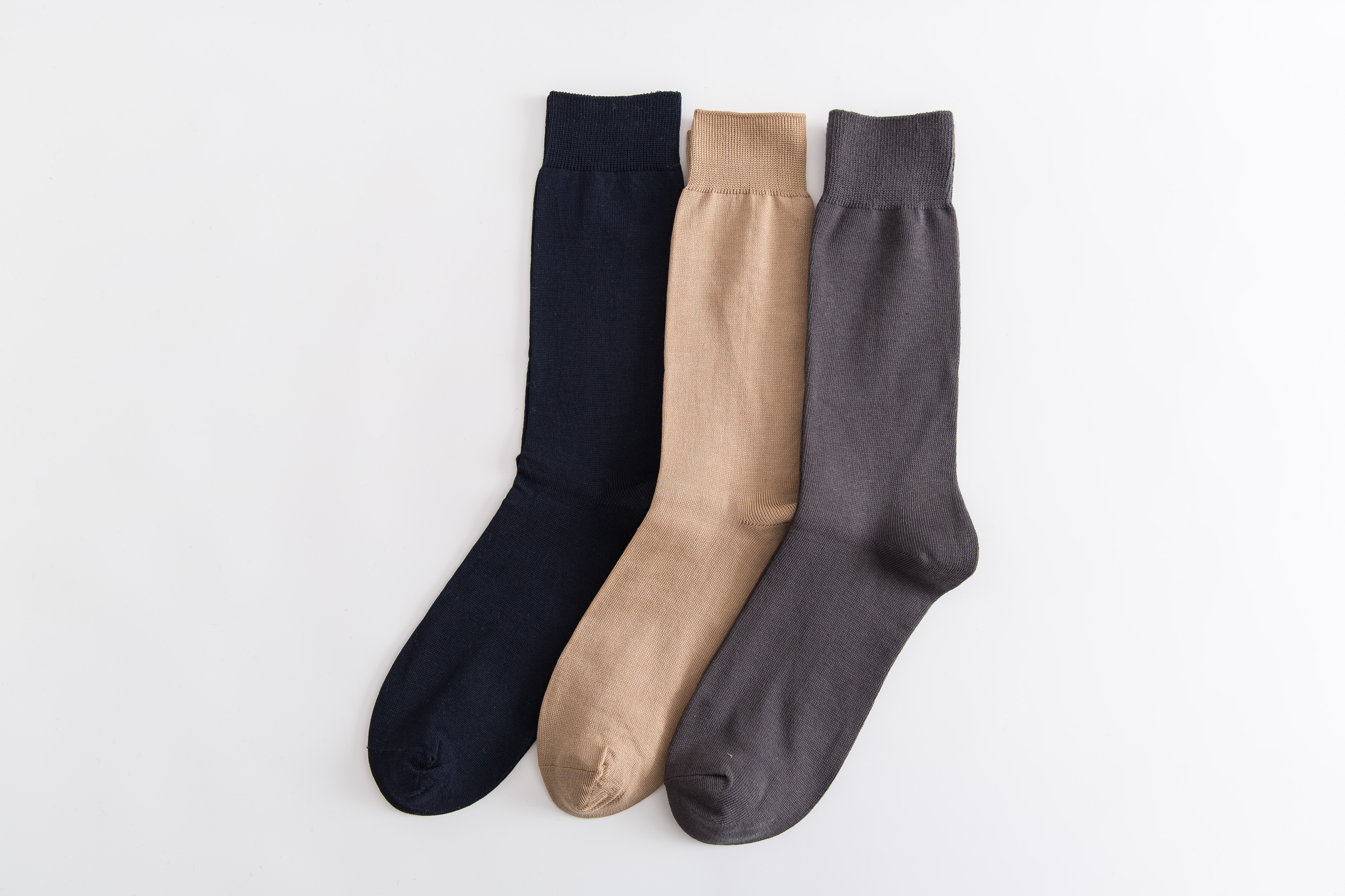 men mercerized cotton socks