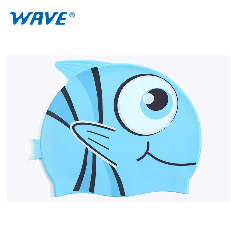 High quality Silicone Suitable Seamless Sport Character Swimming Caps