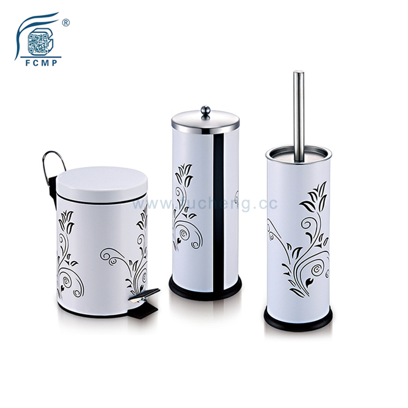 Bathroom Set with pattern painting