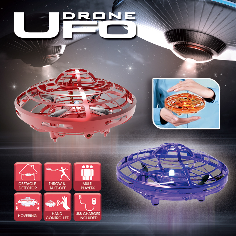 Hand Controlled Smart Drone Hover Flying UFO