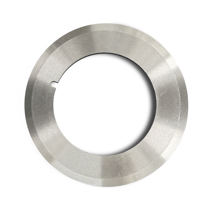 Paper slitting machine converter circular dished knife blade