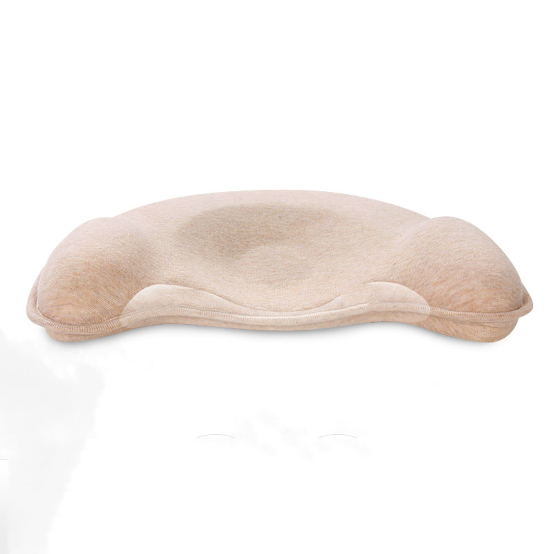3D memory foam flat head baby pillow