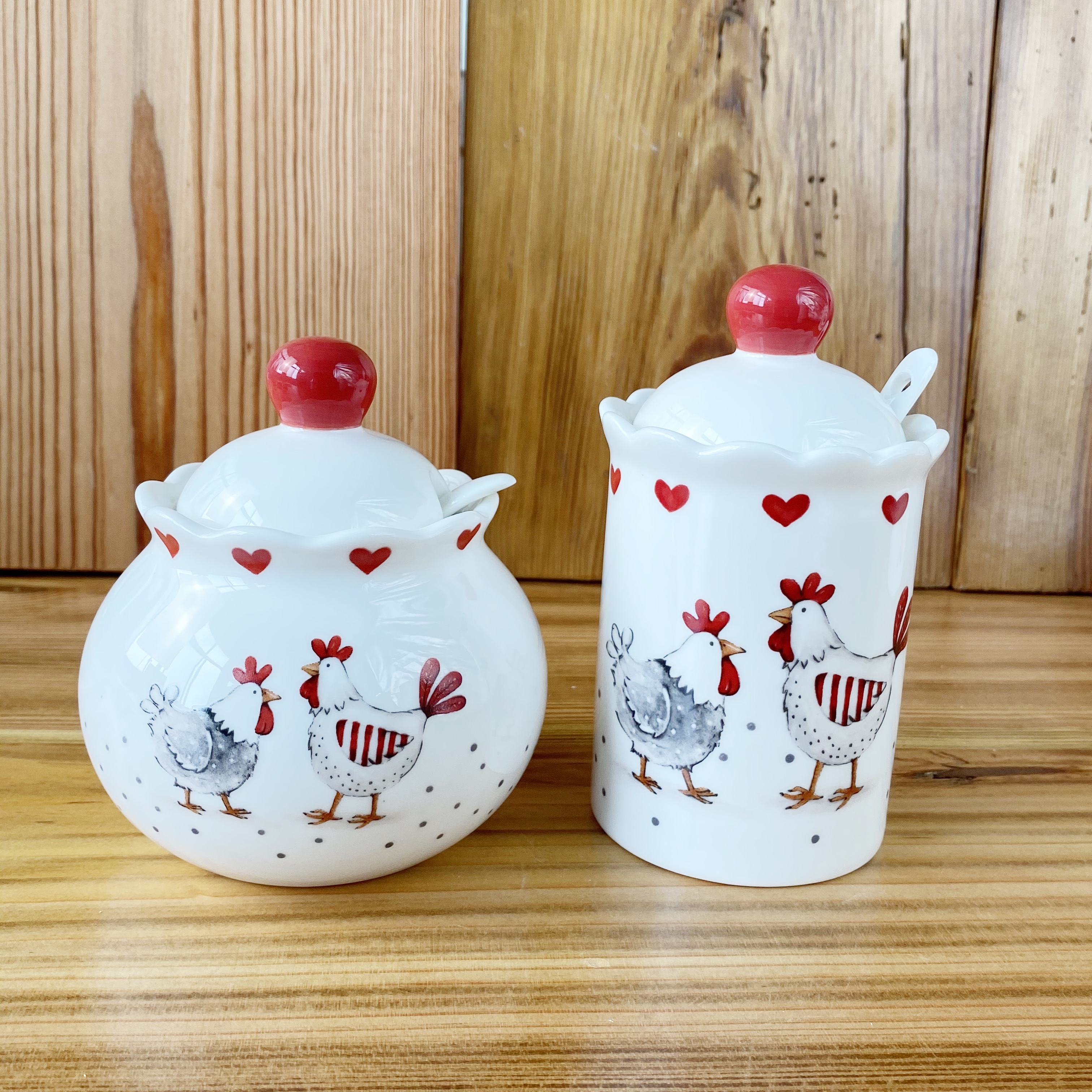 Spring Easter Porcelain Tableware Chicken Design Sugar Pot