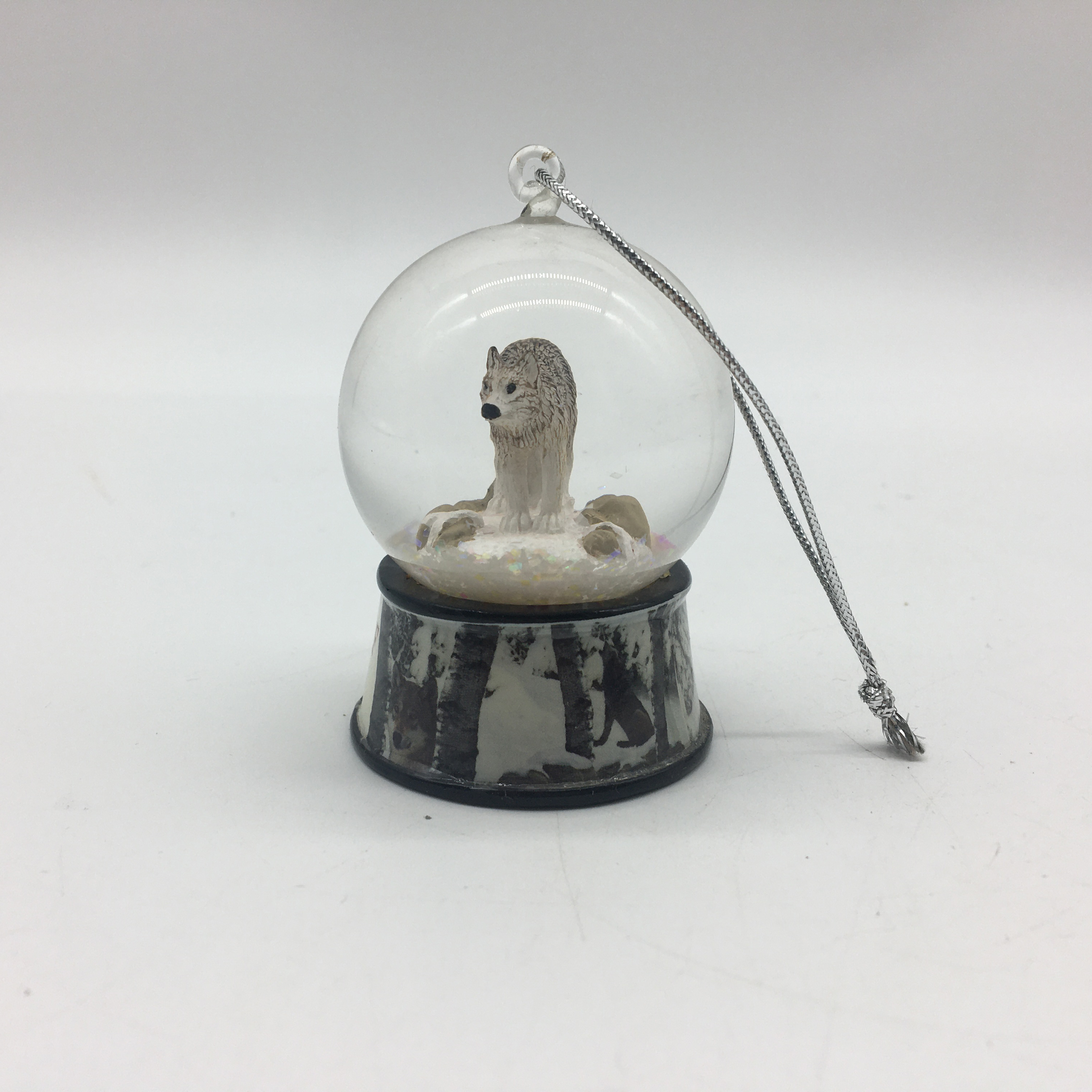 Animal Zoo wolf lodge snow globe ornaments souvenirs