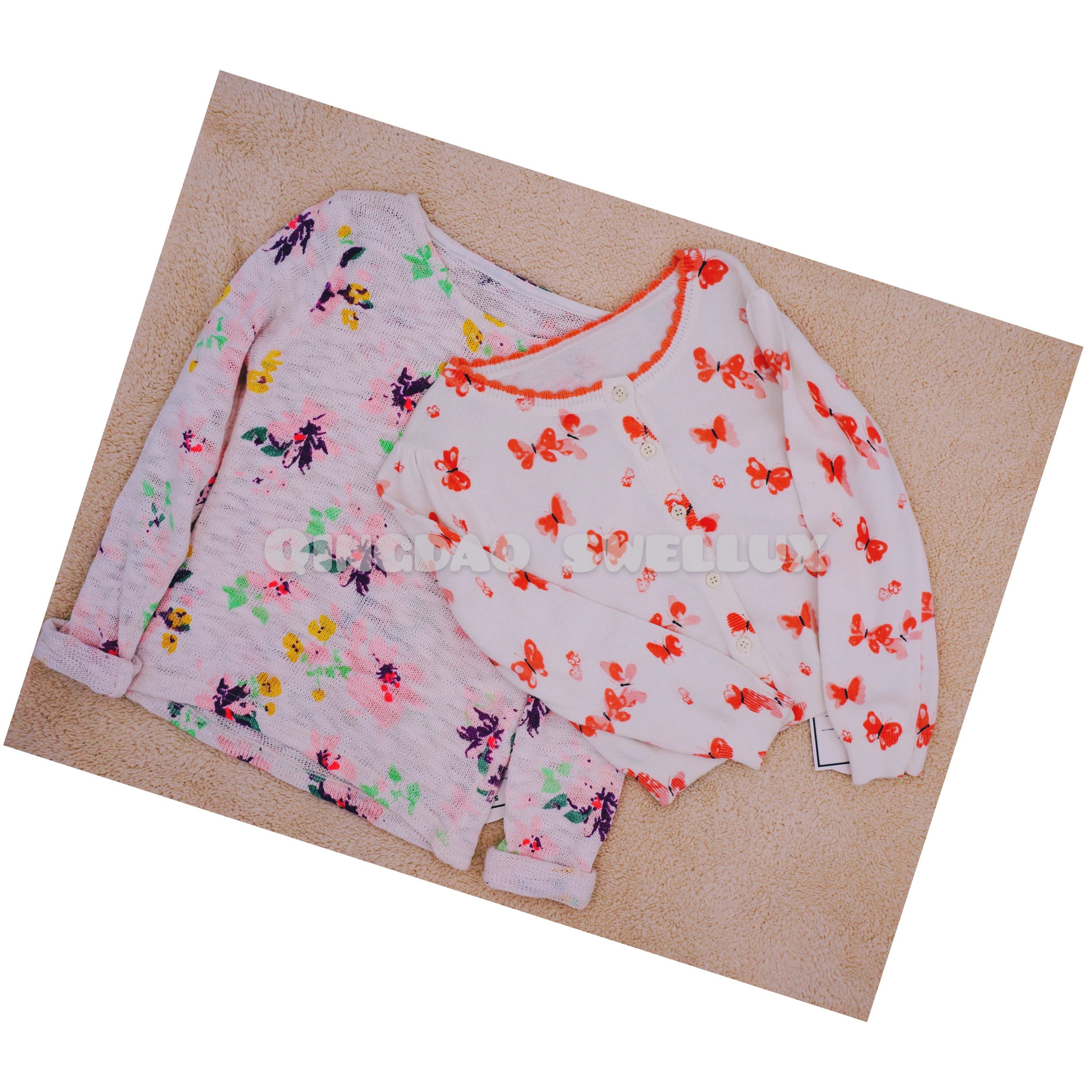 Girl Print Sweater