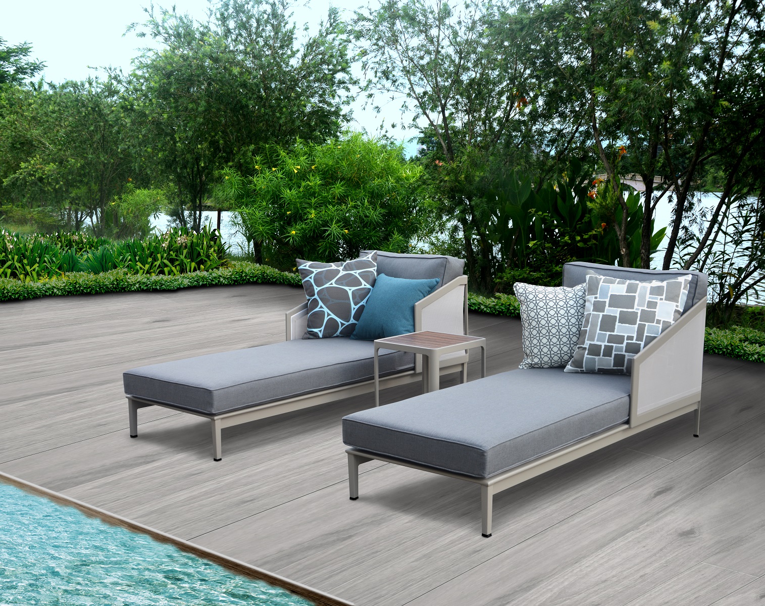 Aluminum Sun Lounge