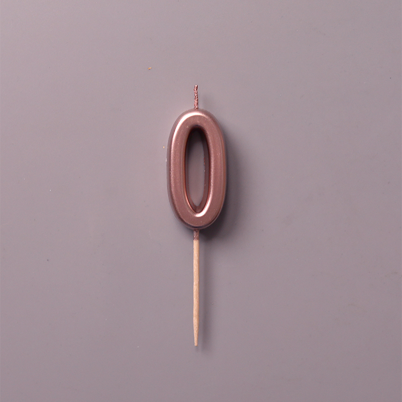 Birthday candle baby birthday creative romantic party smokeless number 0-9 candle cake decoration