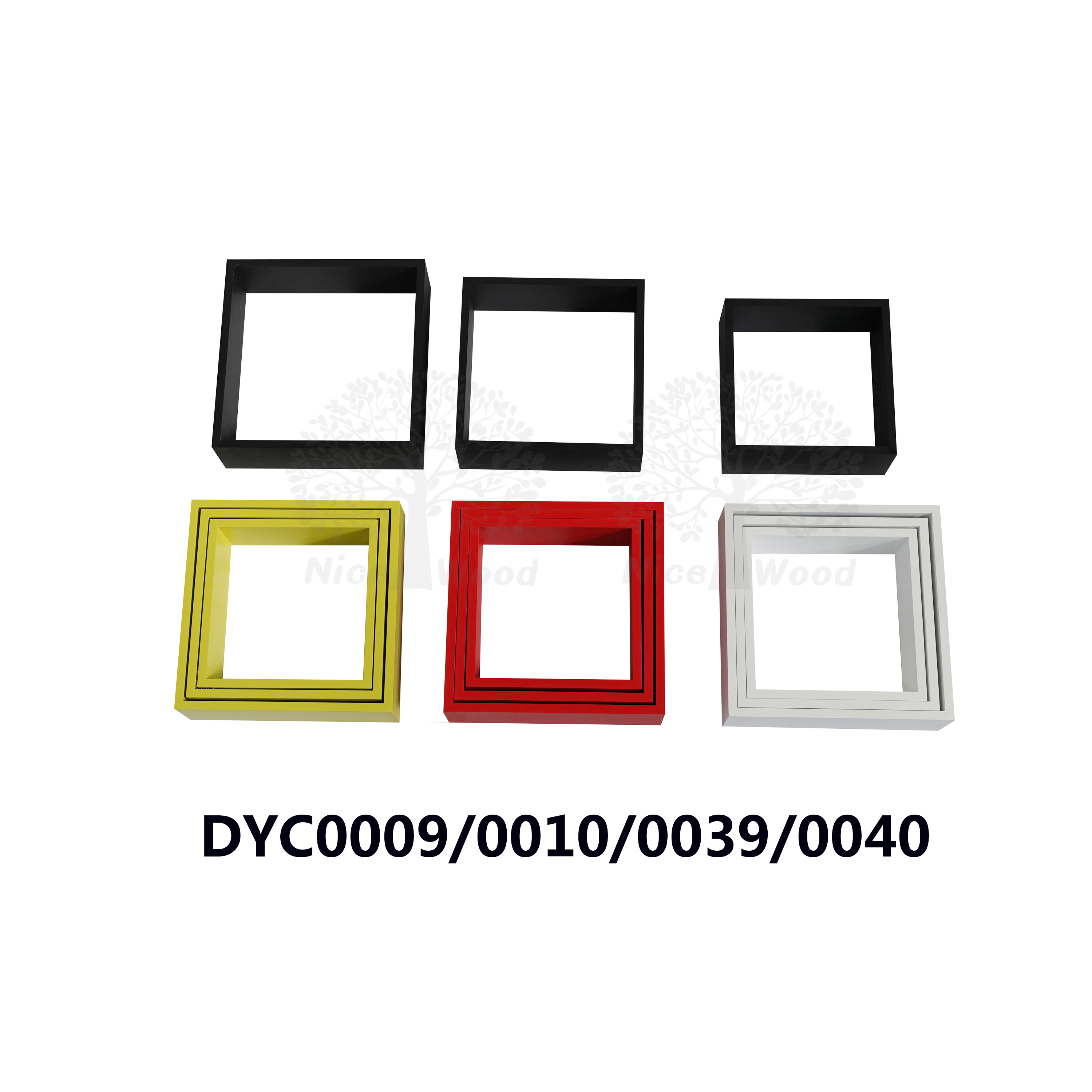 0_0009/0010/0039/40 Modern Wall Shelf Set