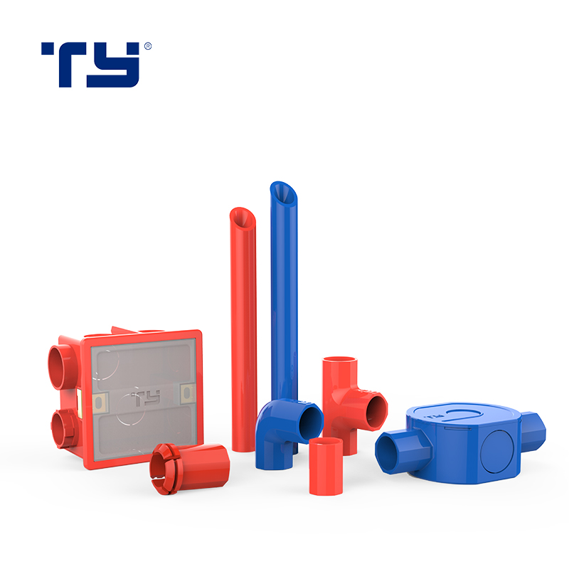 PVC-U Insulating Electrical Conduit Pipe Fittings Joint Jg Red Blue Tianyan Brand offer OEM