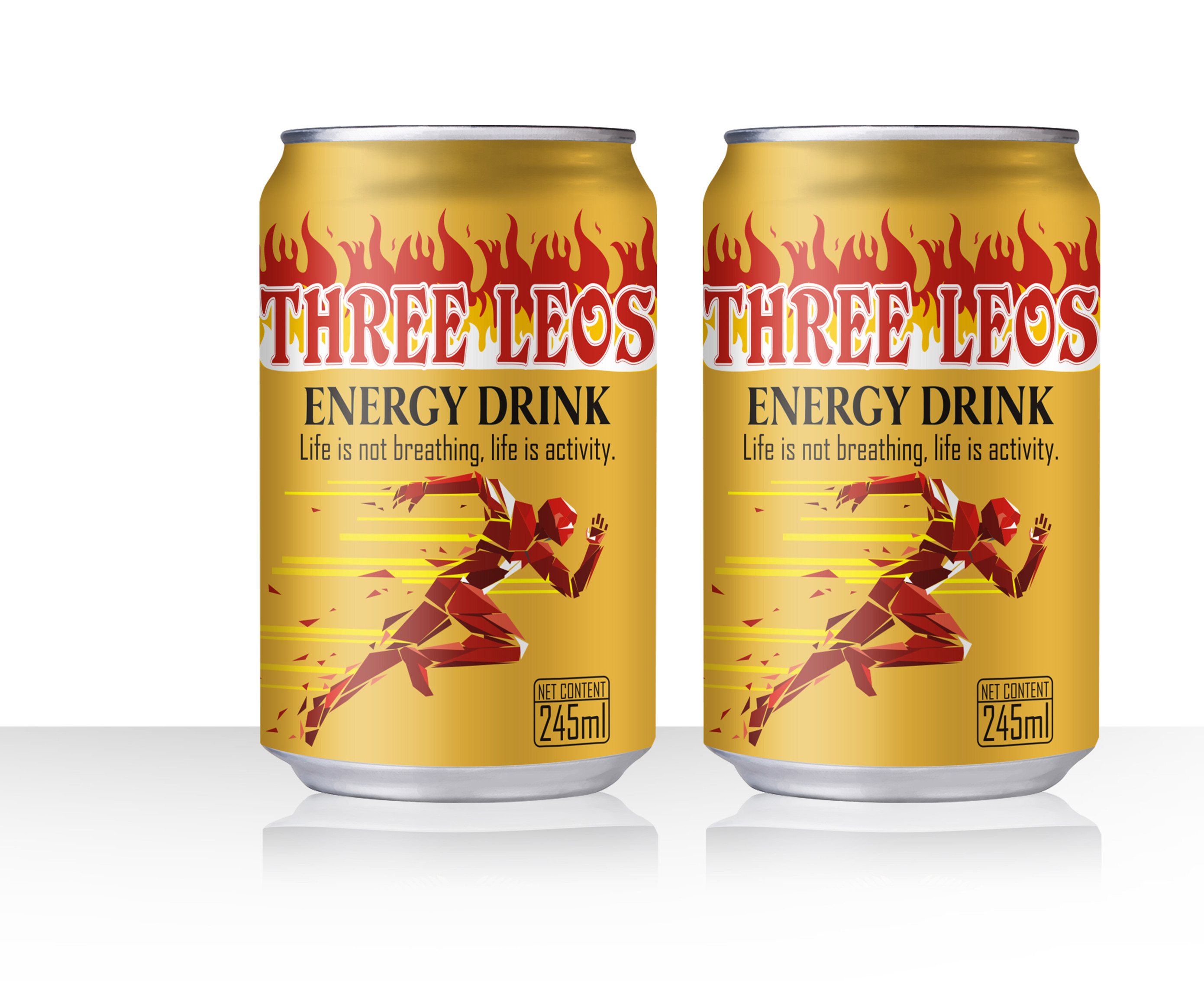 Three Leo Energy Drink