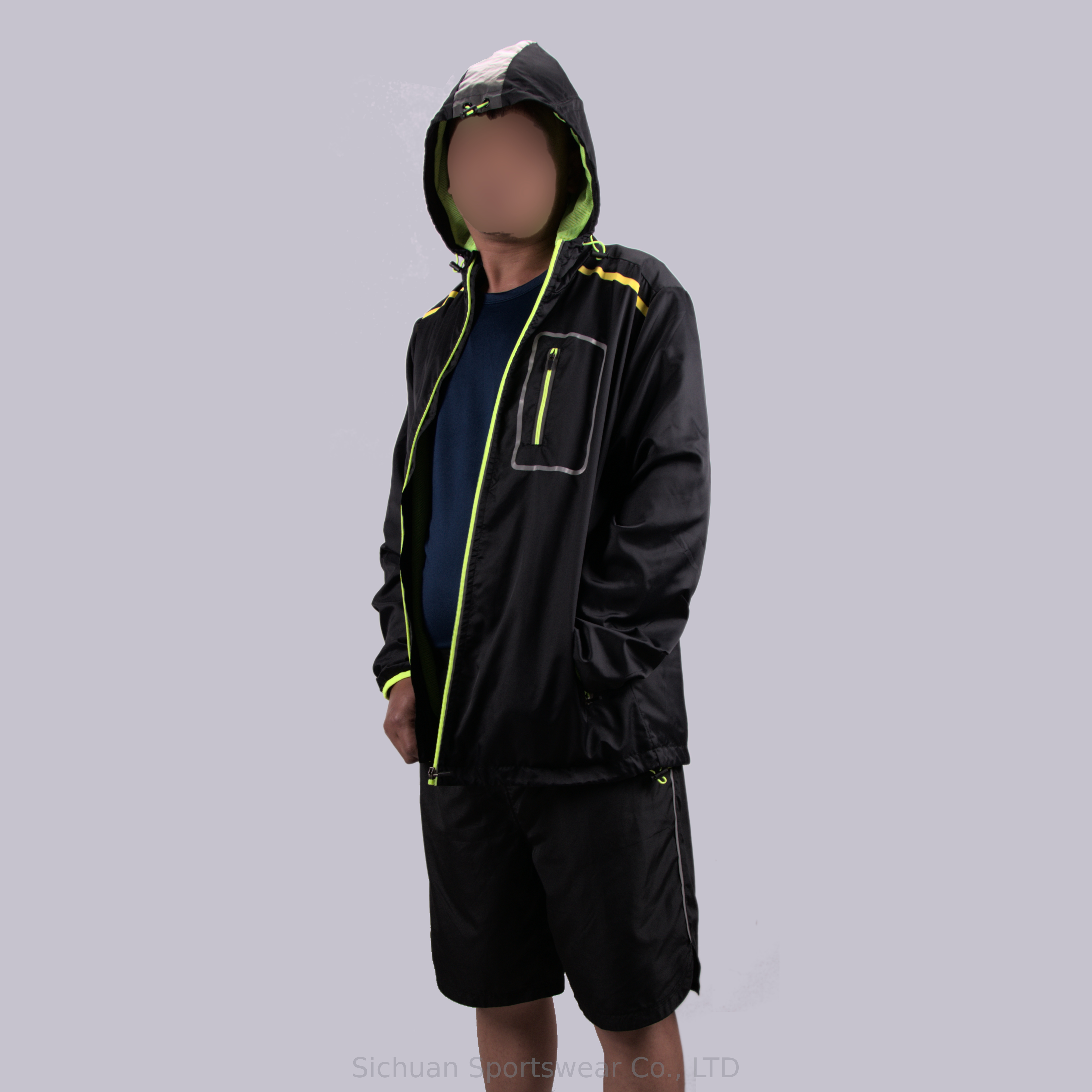 Mens Jacket And Shorts For Sportswear