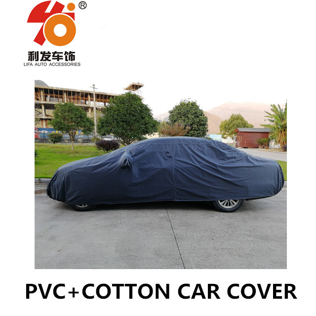 PVC with cotton car cover