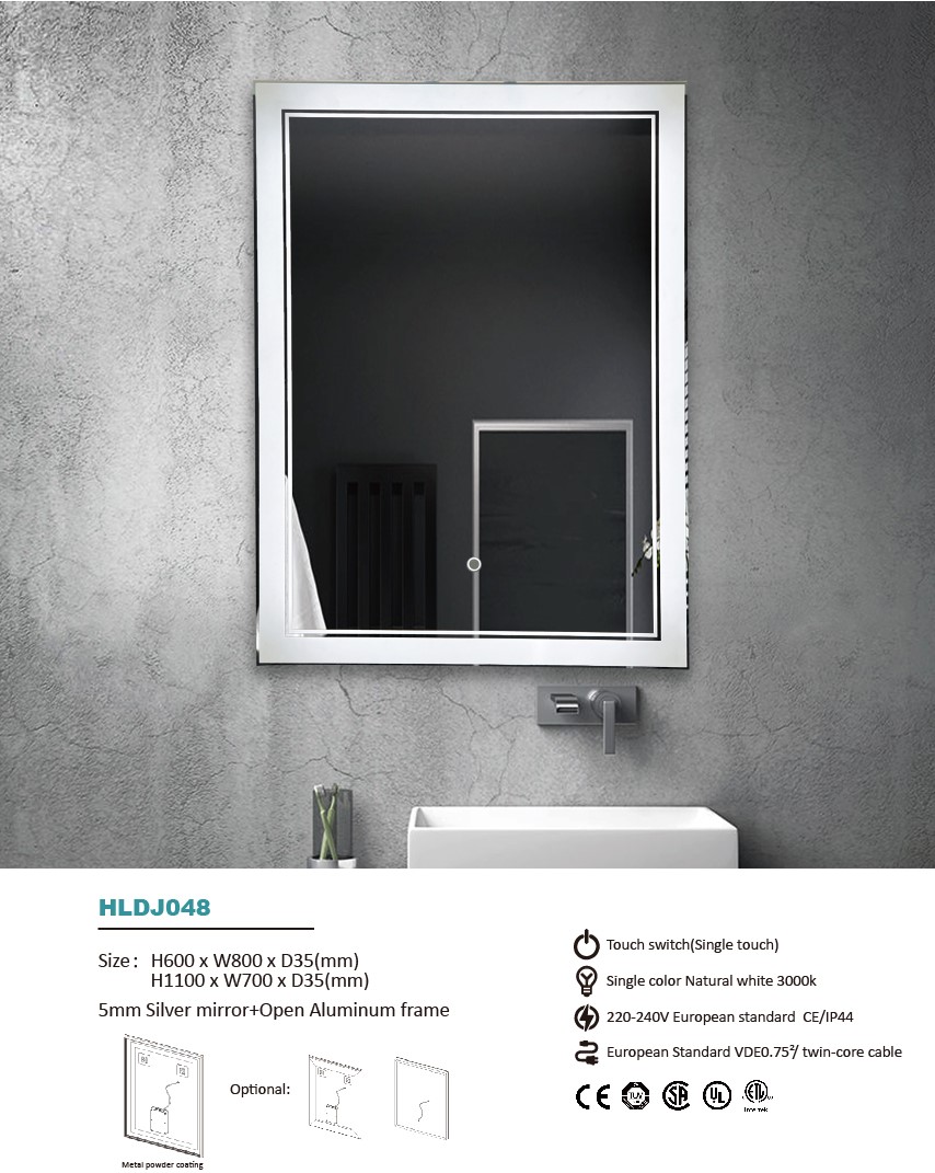 bathroom LED mirror