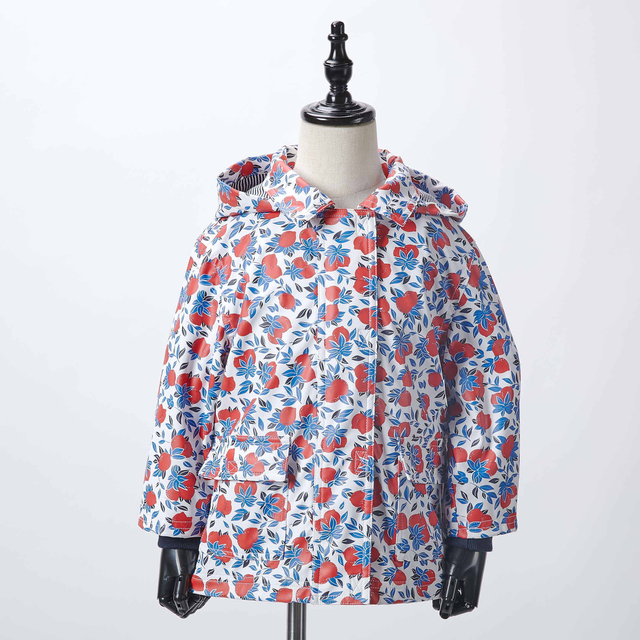 Flower Pu Coat