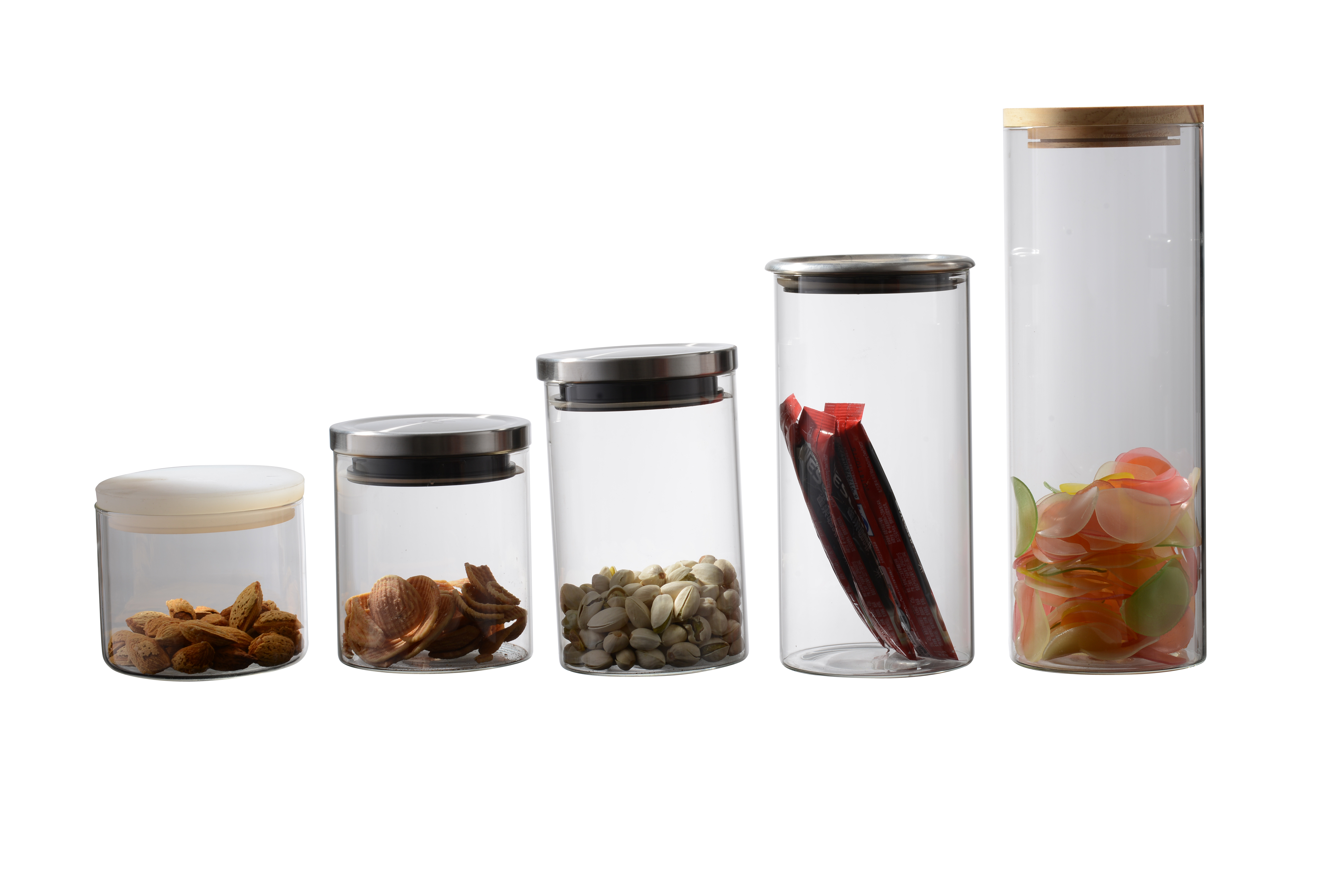 Glass jars