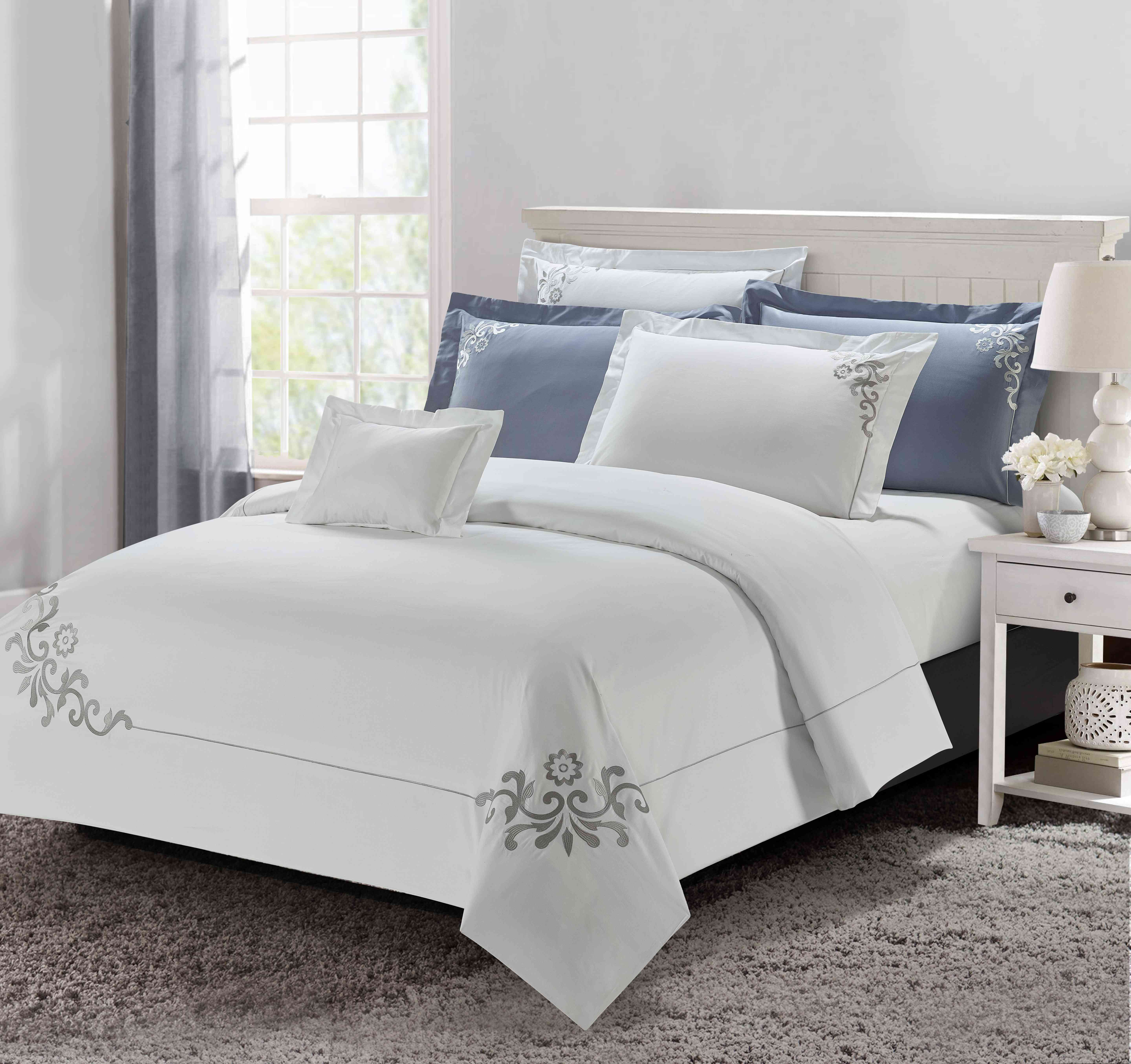 embroidery bed set