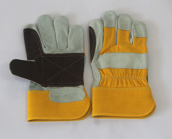 Cow leather working gloves