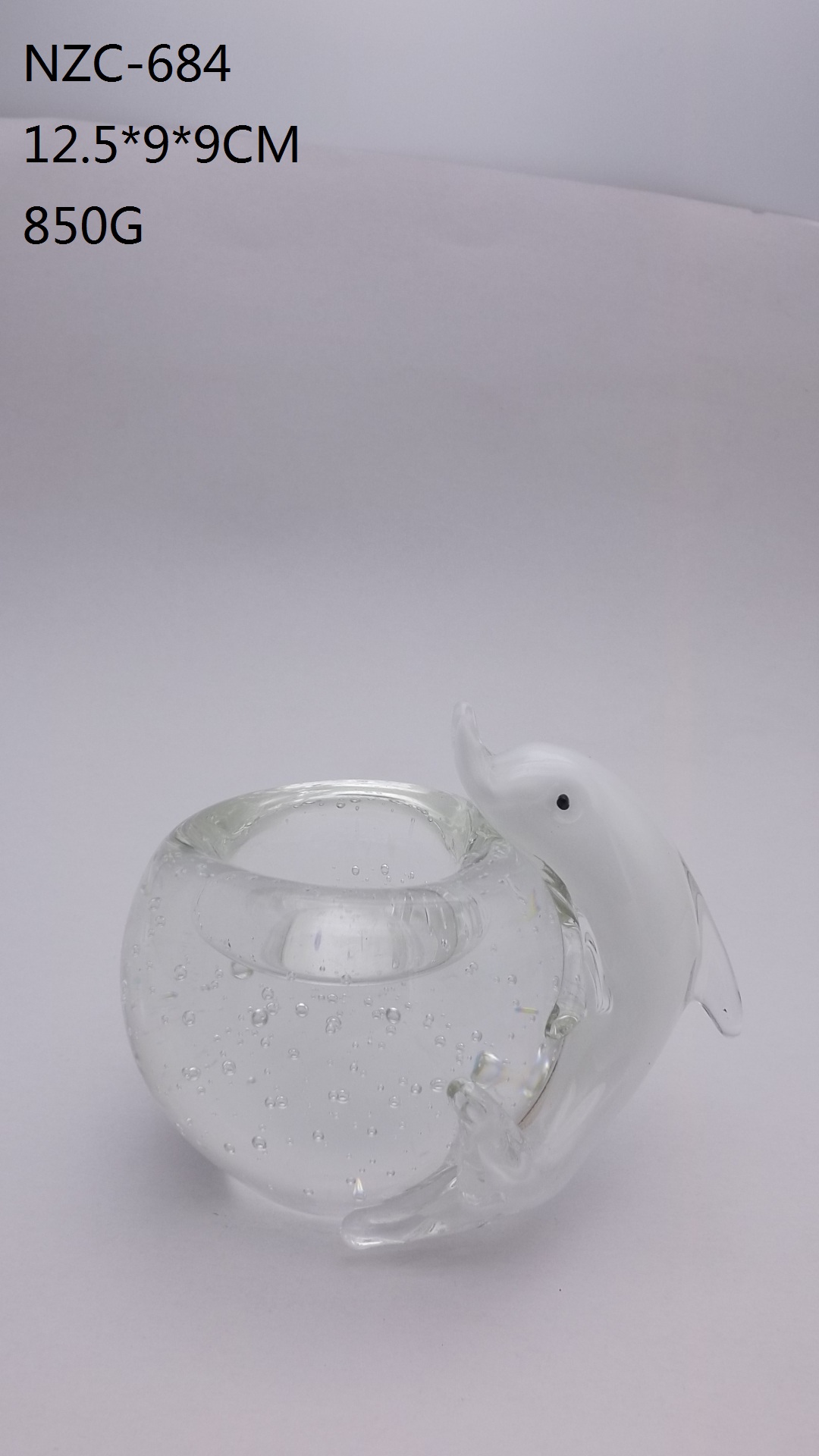 Glass Candleholder