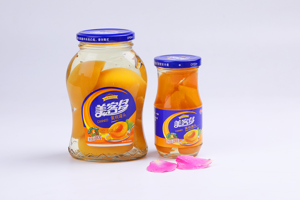 canned yellow peach 680g