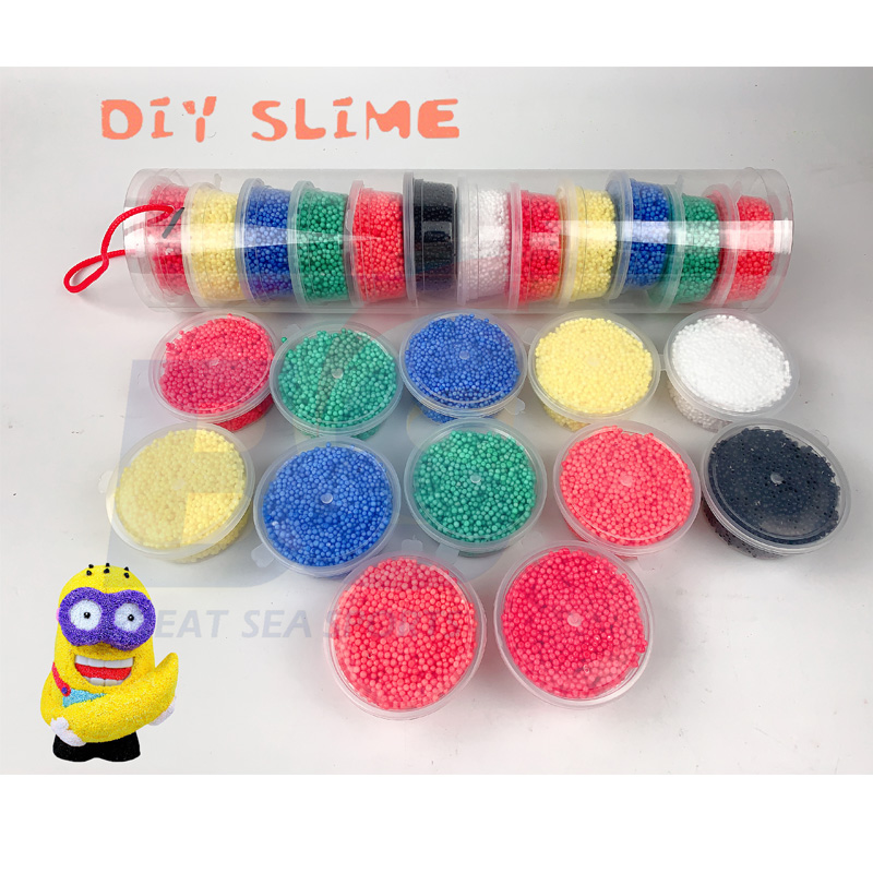 Popular toys Children's DIY craft toys colorful light weight bubble mud snow foam clay