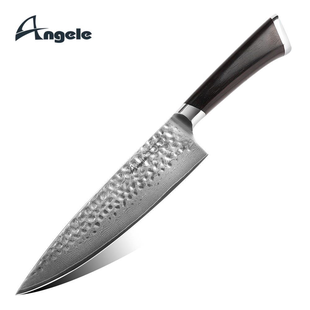 Damascus chef knife