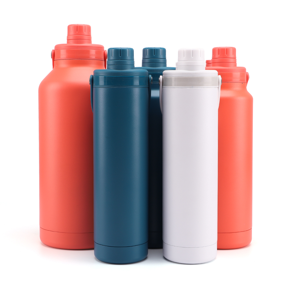 Okadi new design custom color size double wall stainless steel sport water bottle