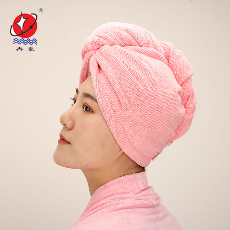 RH-HT0014 hair drying cap microfiber hair towel microfiber hair turban microfiber hair cap