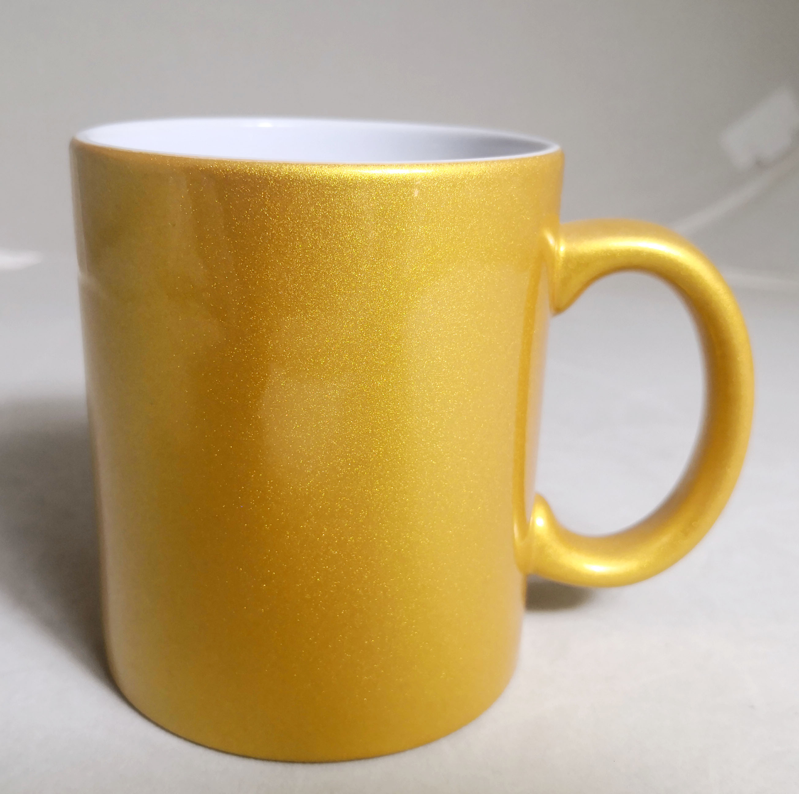 11oz golden mug/silver mug