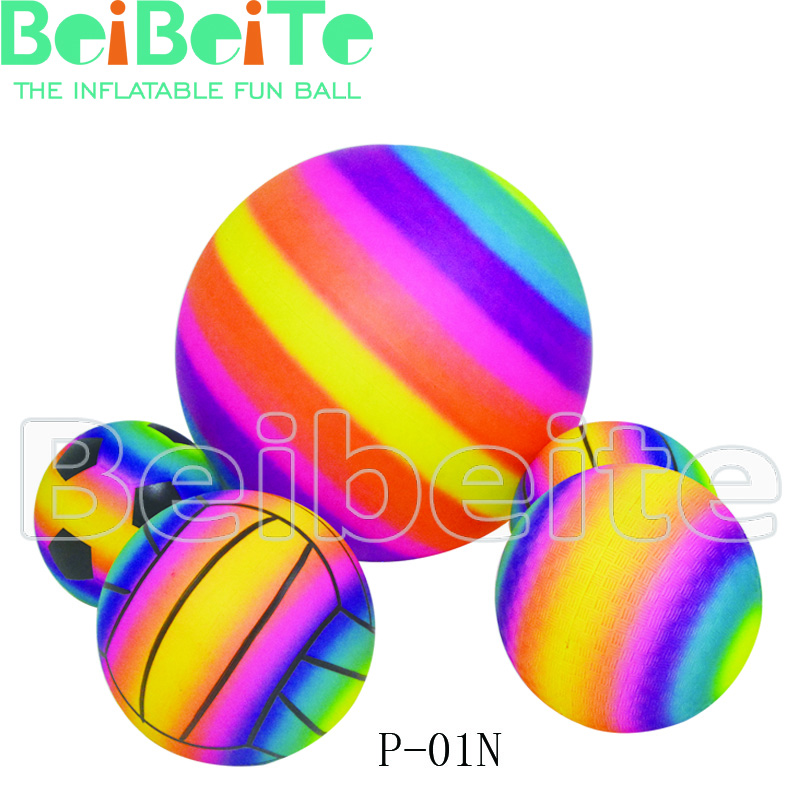 InfIatable colorful PVC toy ball - Rainbow ball
