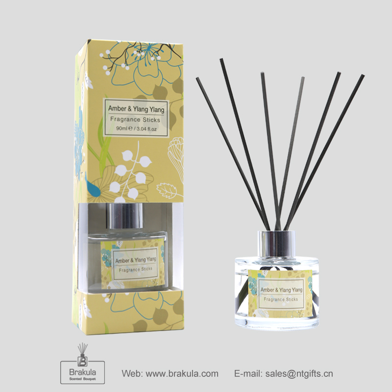 90ml Diffuser-Amber & Ylang Ylang reed diffuser scented diffuser