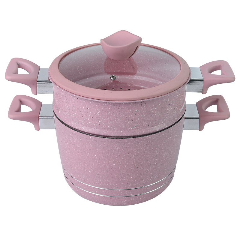 color aluminum steamer pot