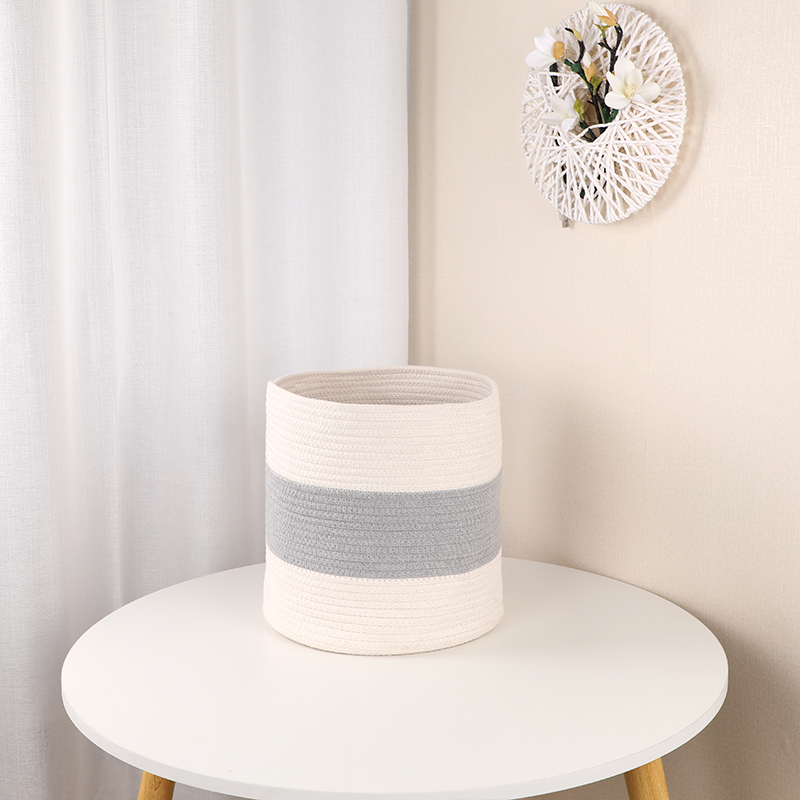 Round cotton basket