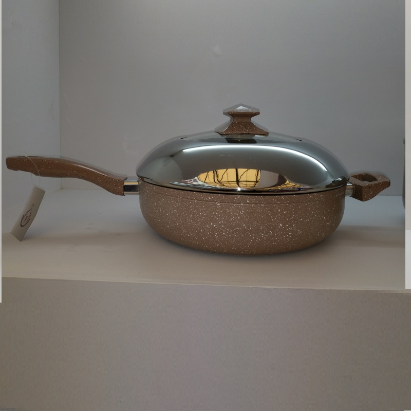 LOW Casserole with stainless steel & glass cover