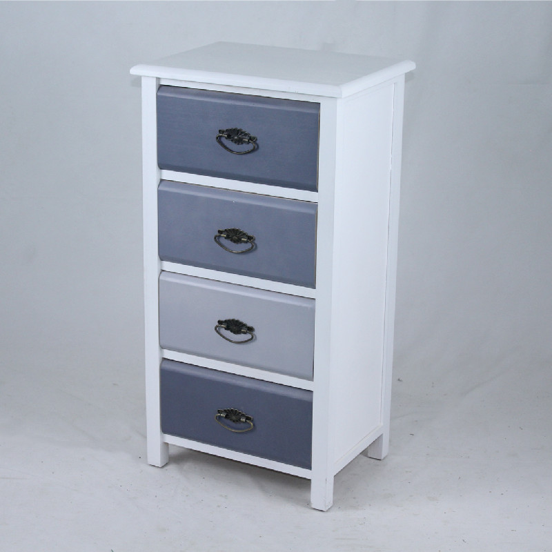 Chest of 4 drawers wooden cabinet
