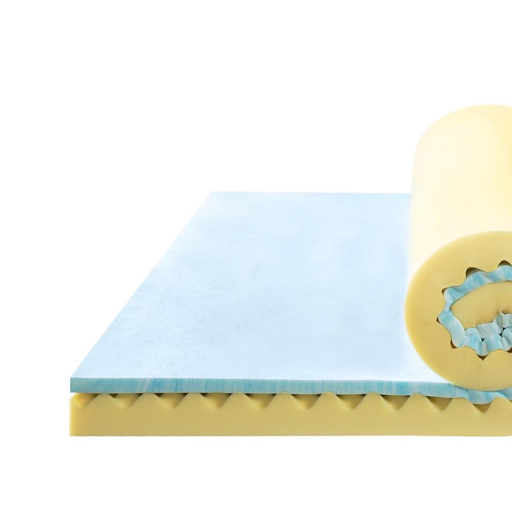 Therapy 4" Gel Swirl Memory Foam Mattress Topper