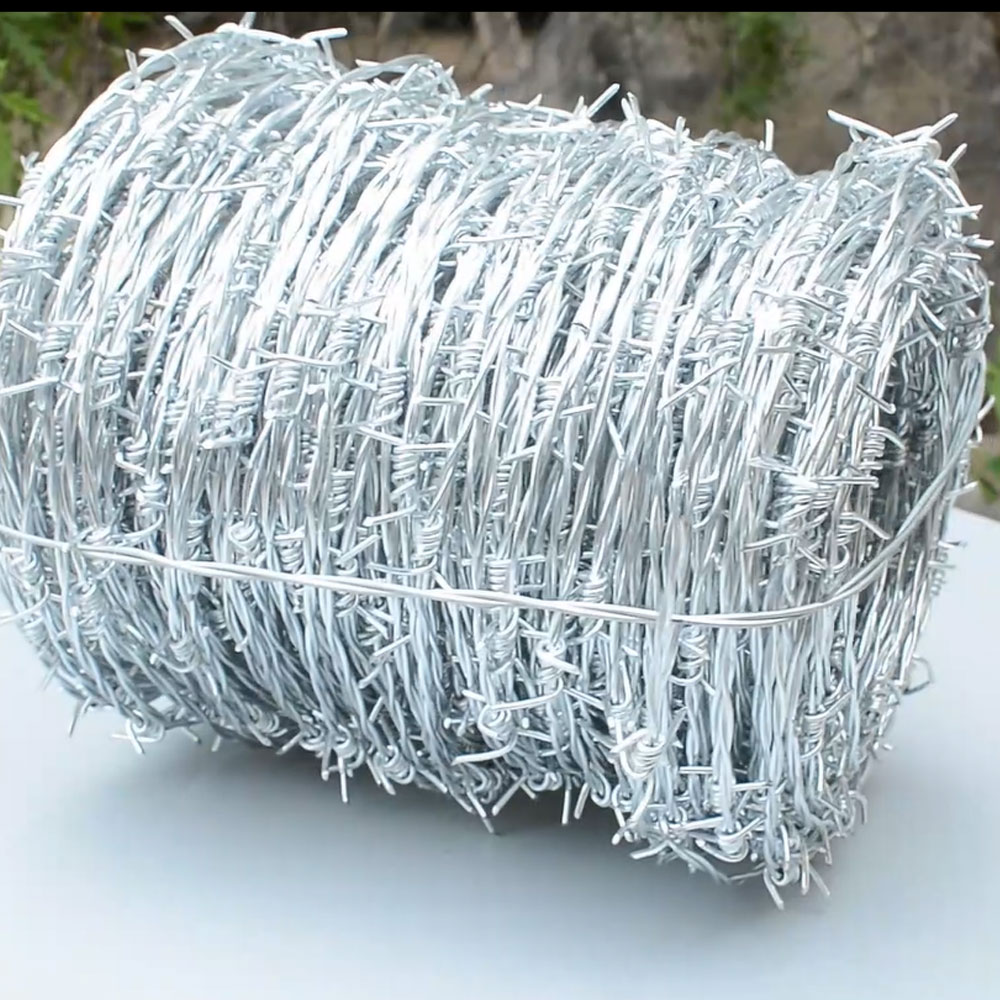 Hot dipped Galvanized double Twisted barbed wire