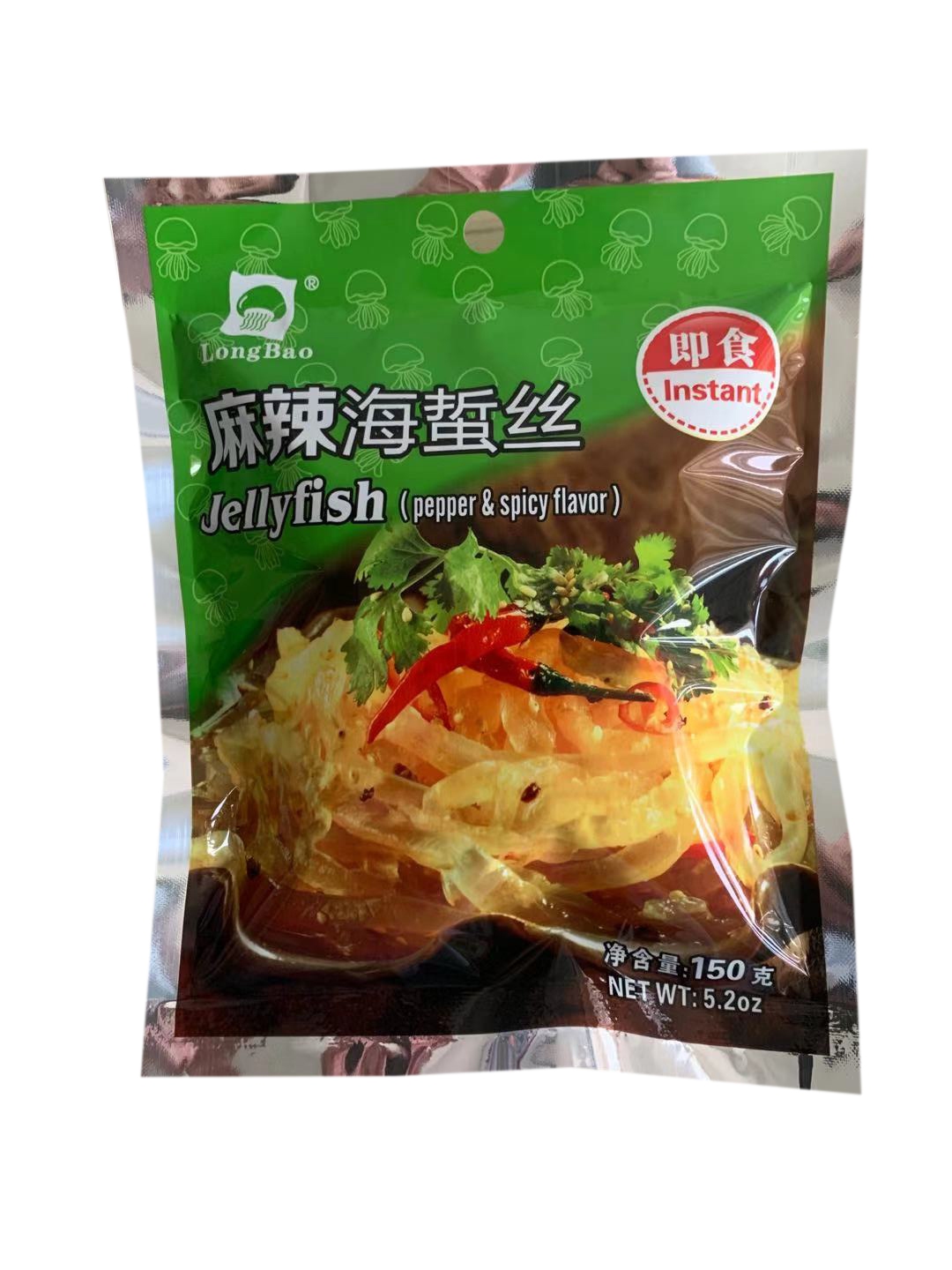 Longbao Brand spicy hot jellyfish shreds 150g
