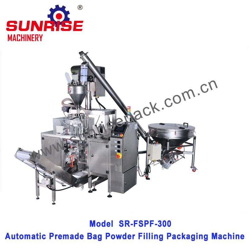 Automatic premade Bag Powder Filling Packaging Machine