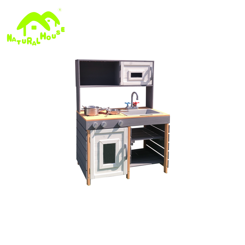 Wooden mud kitchen
