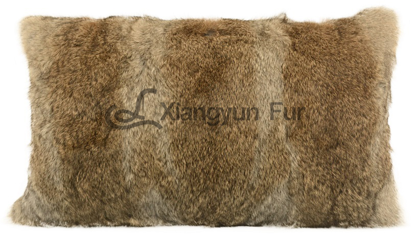 Rabbit Fur Cushion