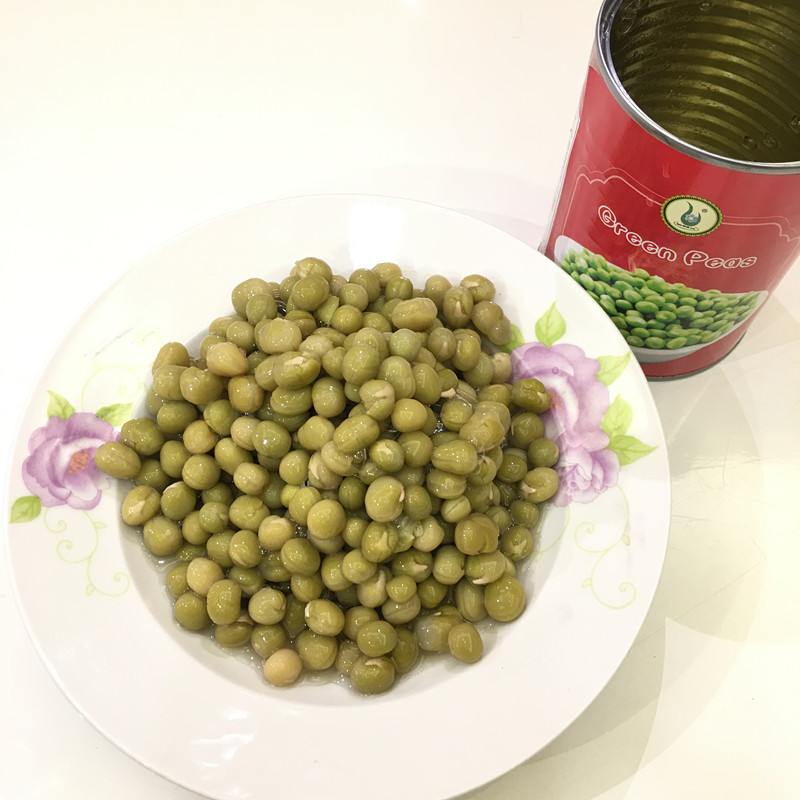 Canned green pea