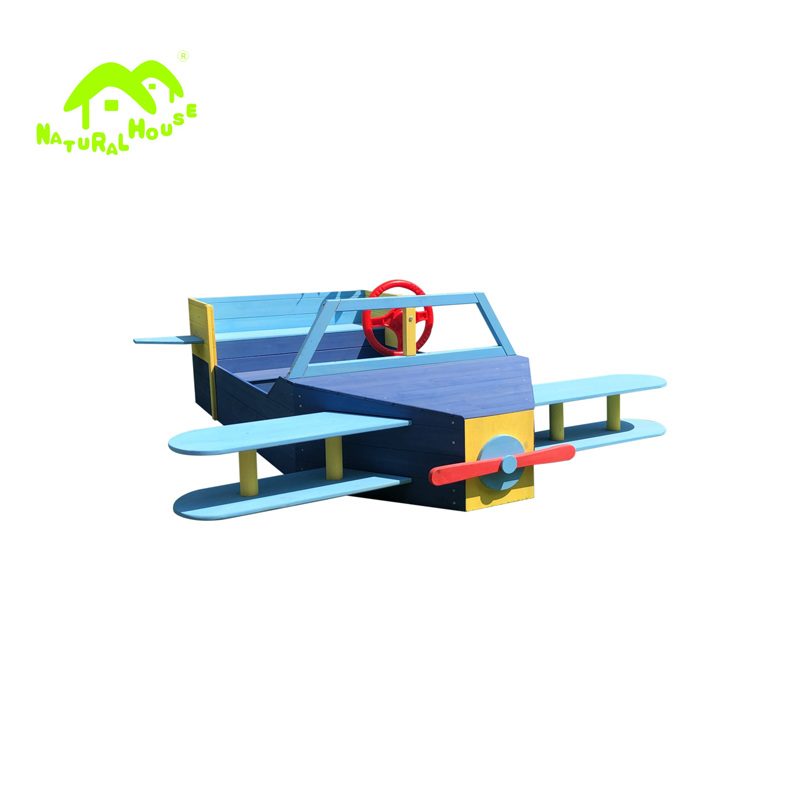 wooden sandpit