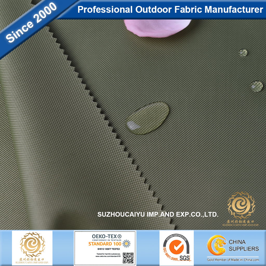 600D FDY Fabric With PU450 WR