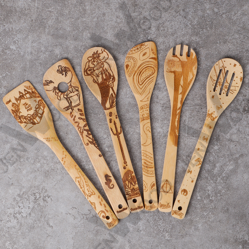 Bamboo spoon set